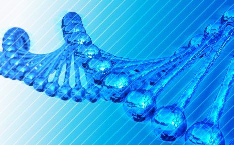 stylized view of dna chain